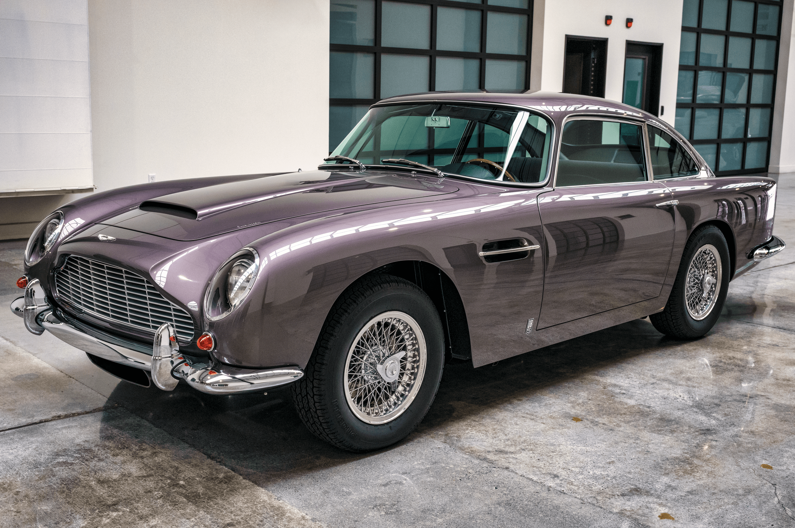1965 Aston Martin DB5 in side profile view